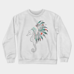 seahorse headdress Crewneck Sweatshirt